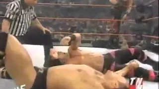 The Rock and Rikishi vs Kane and Chris Benoit Raw 2000
