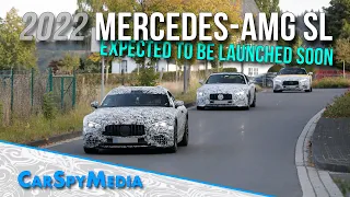 2022 Mercedes-AMG SL 43 And 63 Prototype R232 Spied Testing At The Nürburgring On The Public Road