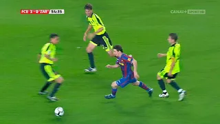 Messi Masterclass vs Real Zaragoza (Home) 2009-10 English Commentary HD 1080i50