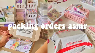 Packing orders ASMR | no music