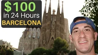 Spending $100 in BARCELONA in 24 Hours?! What Can You Get?