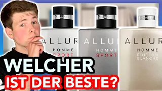 CHANEL Allure Homme Sport VS Eau Extrême VS Édition Blanche | Ehrlicher Vergleich