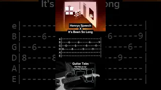 Henry’s Speech X It’s Been So Long (Guitar Tabs) #guitar #fnaf