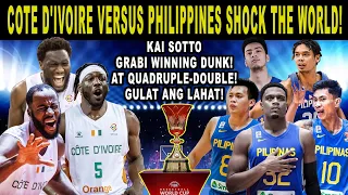 GILAS PILIPINAS vs IVORY COAST - Sotto Best Defense and Offense! 2k Simulation Game!