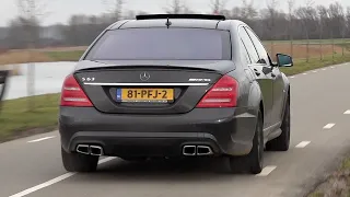 DECAT Mercedes S63 AMG V8 BiTurbo W221 - LOUD Revs & Accelerations!