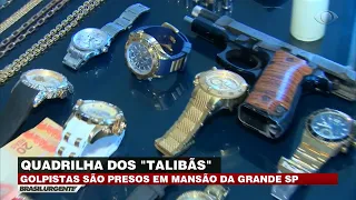 Golpistas são presos em mansão na Grande SP