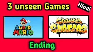 3 most popular games ending/ 3 games ending almost no one has ever seen/ Factz Vactz