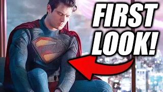 FIRST LOOK AT JAMES GUNN'S SUPERMAN SUIT