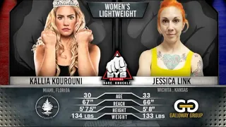 BYB 11 Full Fight: Kallia "Pink Tyson" Kourouni vs. Jessica Link