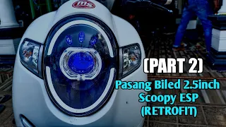 Pasang Biled AES Turbo SE 2.5inch Scoopy ESP