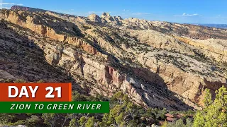 DAY 21: Off-Trail Hiking in Capitol Reef | Zion to Green River Hike VLOG