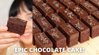 NO OVEN NO MIXER! Chocolate cake yang lagi viral!