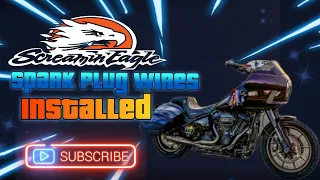 Screaming Eagle 10MM Spark Plug wire install on my Low Rider S #harleydavidson #subscribe