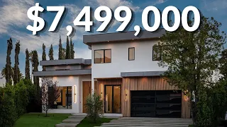 Inside a $7,499,000 MODERN Mansion With Views to the Hollywood Sign | Hollywood Mansion Tour