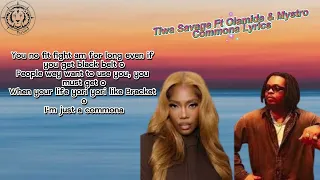 Tiwa Savage Ft Olamide & Mystro   Commona Lyrics