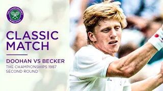 Boris Becker vs Peter Doohan | Wimbledon 1987 second round | Full Match Replay