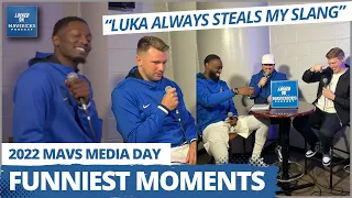 Luka Doncic Steals Slang & Dallas Mavericks Media Day Funniest Moments | Mavs Podcast