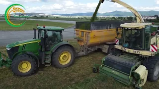 Senáže BPS 2022 // Tatra | 3xJD | Volvo | Case | 2xJCB | Krone BiG X 650