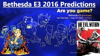 Bethesda E3 2016: Skyrim Remastered, The Evil Within 2, Fallout 4 DLC !