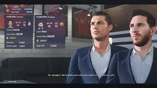 SIGNING BOTH MESSI AND RONALDO IN FIFA 18 CAREER MODE!!!