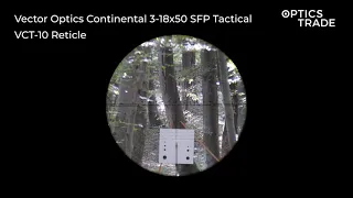 Vector Optics Continental 3-18x50 SFP Tactical Reticle VCT-10 | Optics Trade Reticle Subtensions