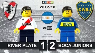 River Plate vs Boca Juniors 1-2 • Primera División Argentina (05/11/2017) Highlights Lego Football