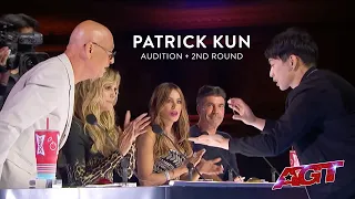 Magician Patrick Kun on AGT Travels Back in Time! แพทริค คุณ