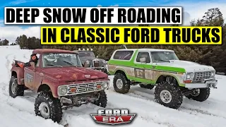 Deep Snow Off Roading in Classic Ford Trucks | Ford Era