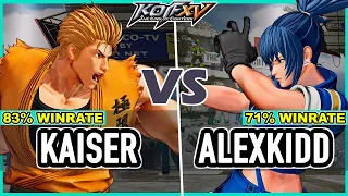 KOF XV 🔥 Kaiser (Kyo/Ryo/Terry) vs AlexKidd (Clark/Leona/Kim)