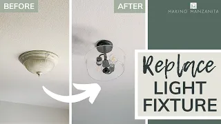 How To Install A Ceiling Light Fixture