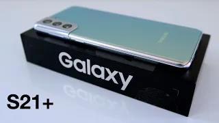 Samsung Galaxy S21+ Unboxing with Footage & Gameplay (Phantom Silver)