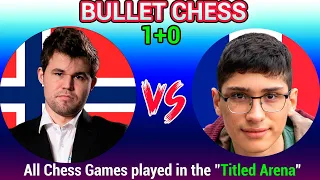 Magnus Carlsen vs Alireza Firouzja  | Bullet chess 1+0 | lichess.org