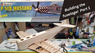 Top Flite P51 D Mustang Fuselage build Part 1