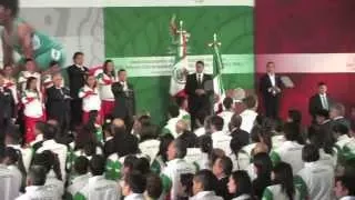 Peña Nieto Pidió Mentalidad Ganadora a Delegación Mexicana en Veracruz 2014