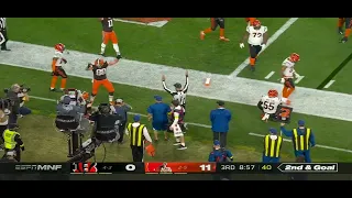 Jacoby Brissett DIVING TOUCHDOWN ￼