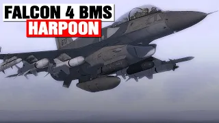 Falcon 4 BMS : F-16 Fighting Falcon : AGM-84A Harpoon Tutorial