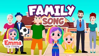 Family song in English - Mom, Dad, Grandpa, Grandma, Grandpa, Brother, Sister - Learning english