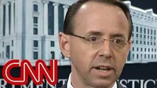 Source: Trump considering firing Rod Rosenstein