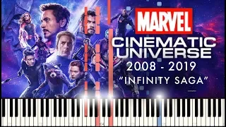 Marvel Studios (INFINITY SAGA) - The Piano Medley