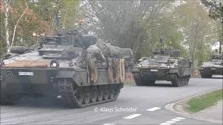 Marder und Logistik- Straßenmarsch Wettiner Heide