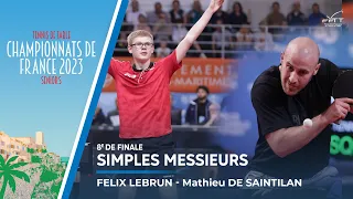 Felix LEBRUN vs Mathieu DE SAINTILAN | 8e | FRANCE 2023
