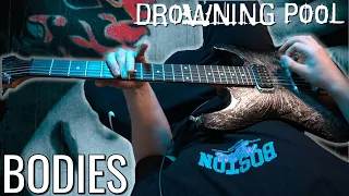 Drowning Pool – Bodies POV Guitar Lesson/Cover | Screen Tabs