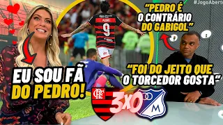 JOGO ABERTO FLAMENGO 3X0 MILLONARIOS | RENATA FAN e DENILSON EXALTAM a CLASSIFICAÇÃO do FLA!