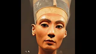 Nefertiti bust (animated), Nofretete, Berlin, Egypte, Ägypten