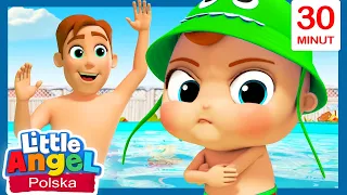 Dzień na basenie + więcej | Piosenki Dla Dzieci | Little Angel Po Polsku