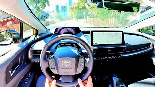 2023 NEW Toyota Prius - Luxury Spaceship | POV Test Drive | Amazing design | Fuel consumption info