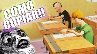 HOW TO COPY ON AN EXAM !! - Highschool 101 | Fernanfloo