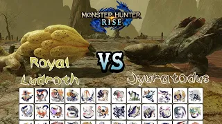 Royal Ludroth Vs Jyuratodus (Boss Vs Boss) | Monster Hunter Rise (Turf War)