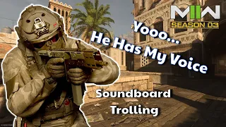 Trolling Randoms With Their Own Voice - MWII Season 3