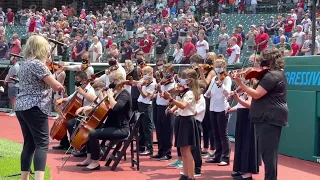 WRSS National Anthem Aug 8, 2021 Progressive Field, Cleveland Indians game